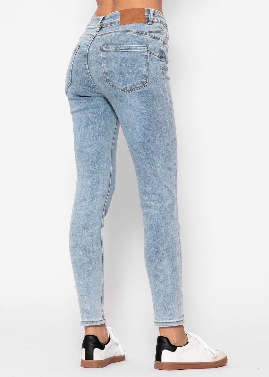 Push Up Jeans - hellblau