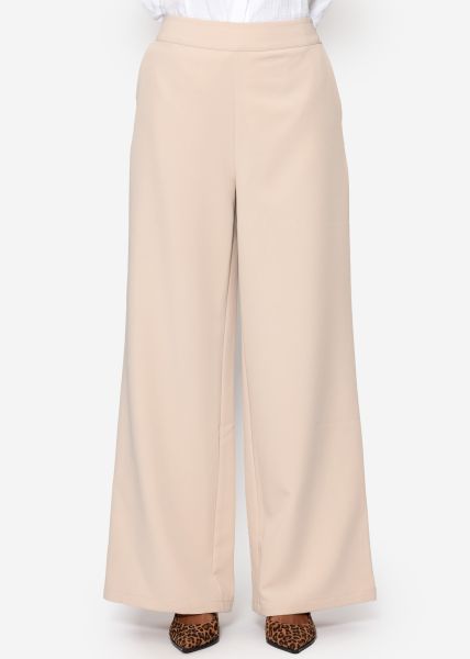 Leichte Stoffhose - beige