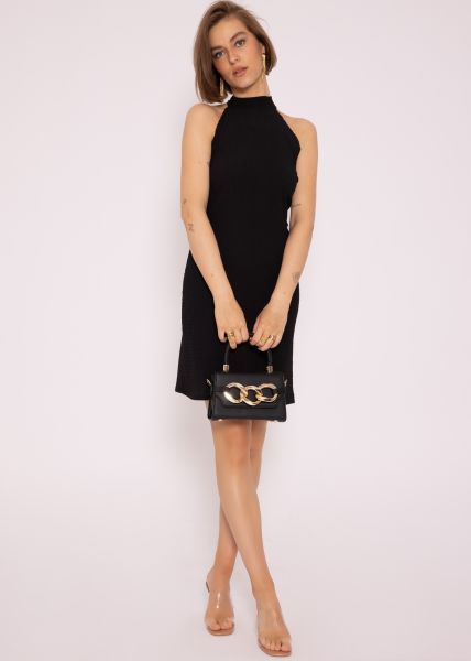 Kleid mit Rückenausschnitt, schwarz