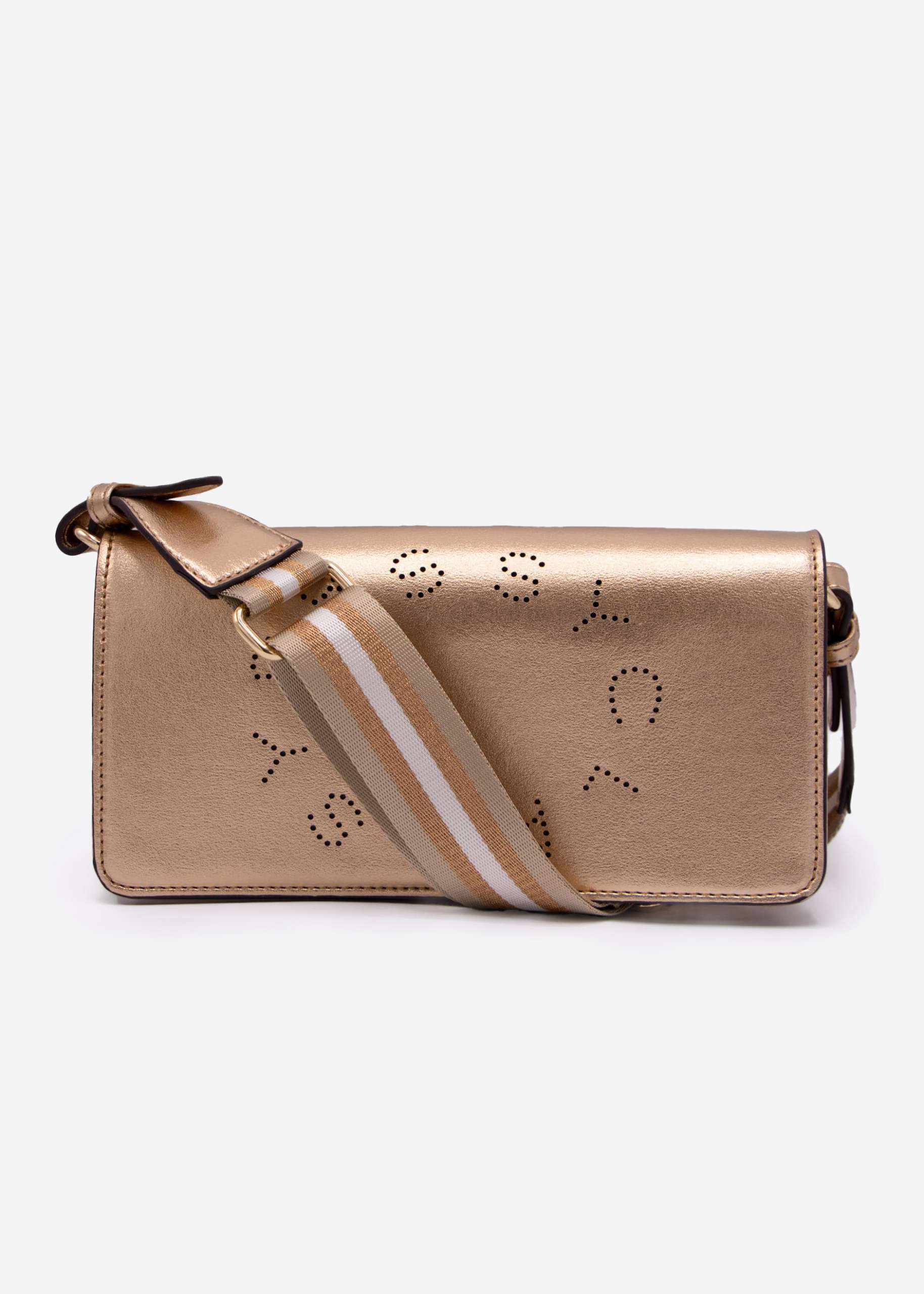 Glänzende SASSYCLASSY Handtasche, gold