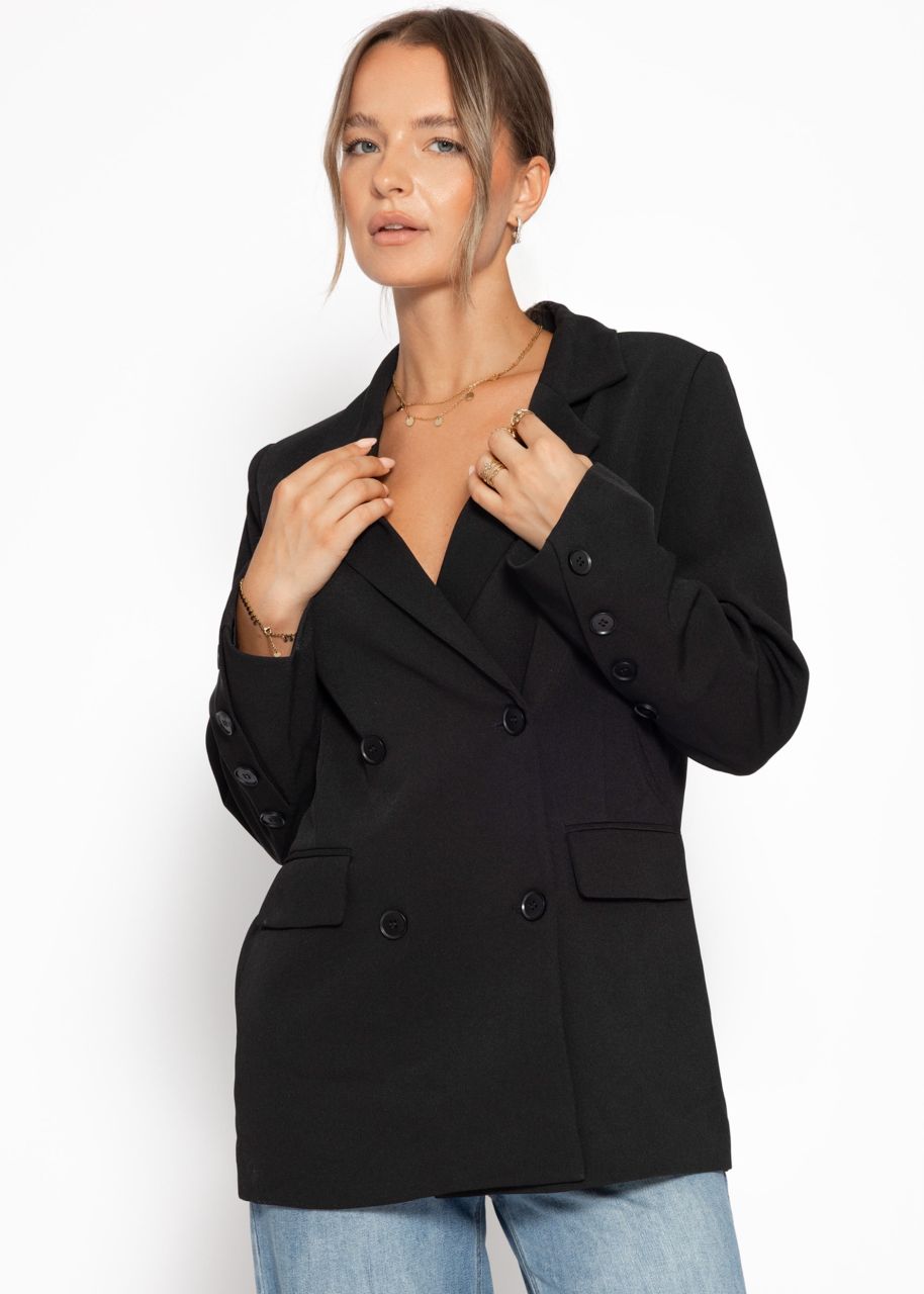 Oversize Blazer - schwarz