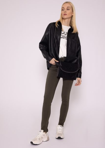 Stretchy Push Up Jeans, khaki