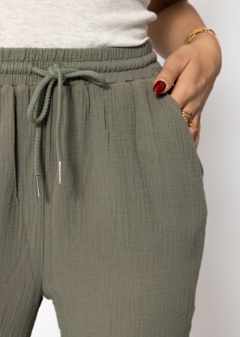 Musselin Pants, khaki