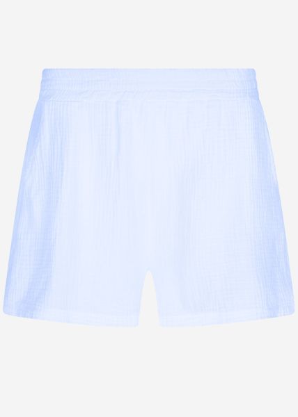 Musselin Shorts, hellblau