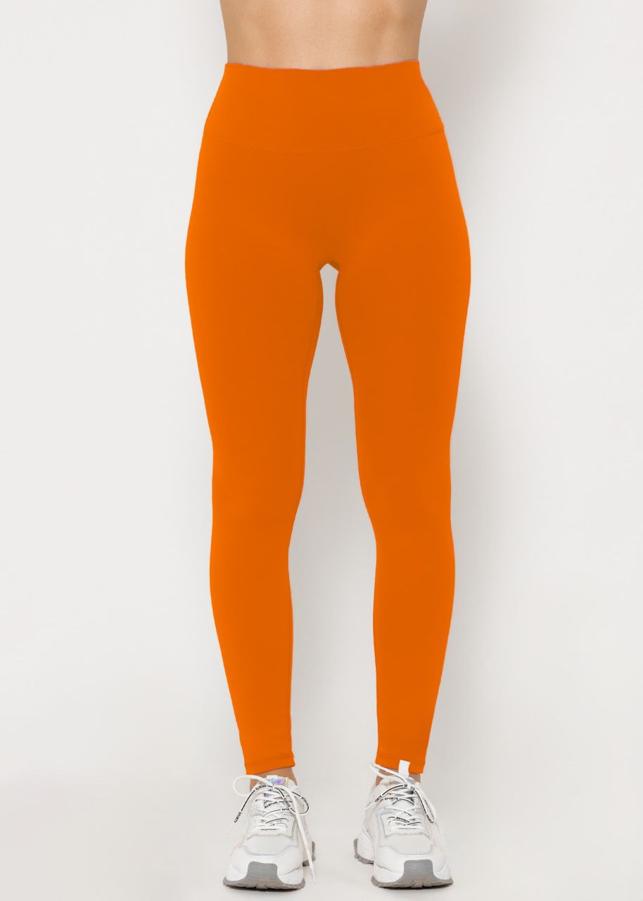 High Waist Sportleggings - orange