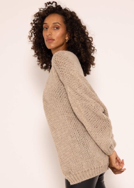 Oversize Cardigan - beige
