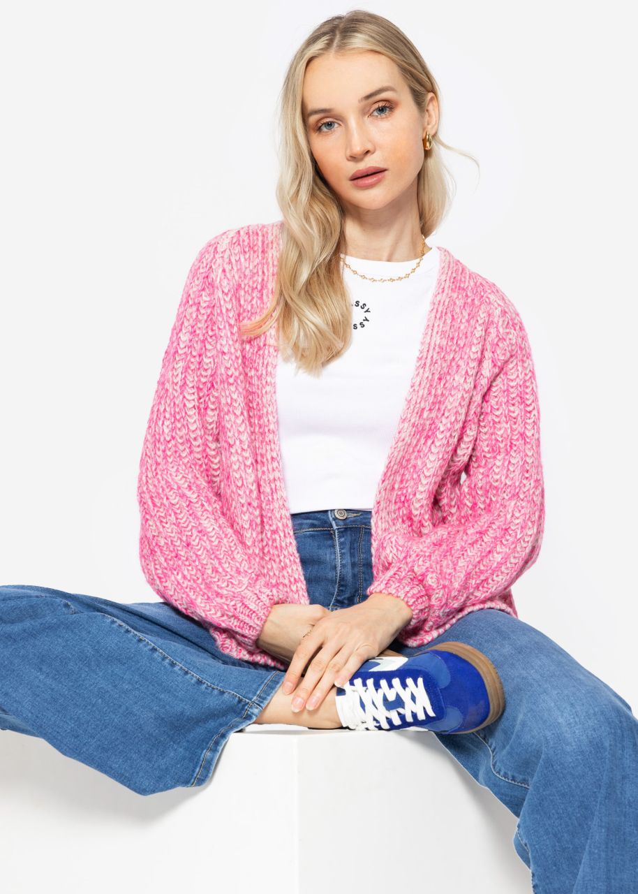 Raglan-Cardigan - pink