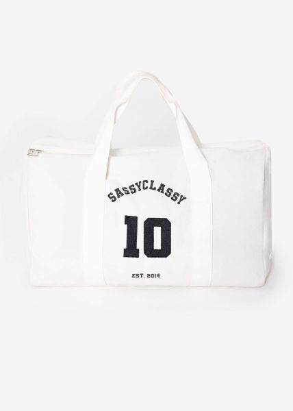 COLLEGE BAG - offwhite