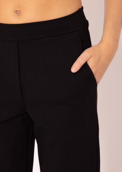 Jersey Chinos, schwarz