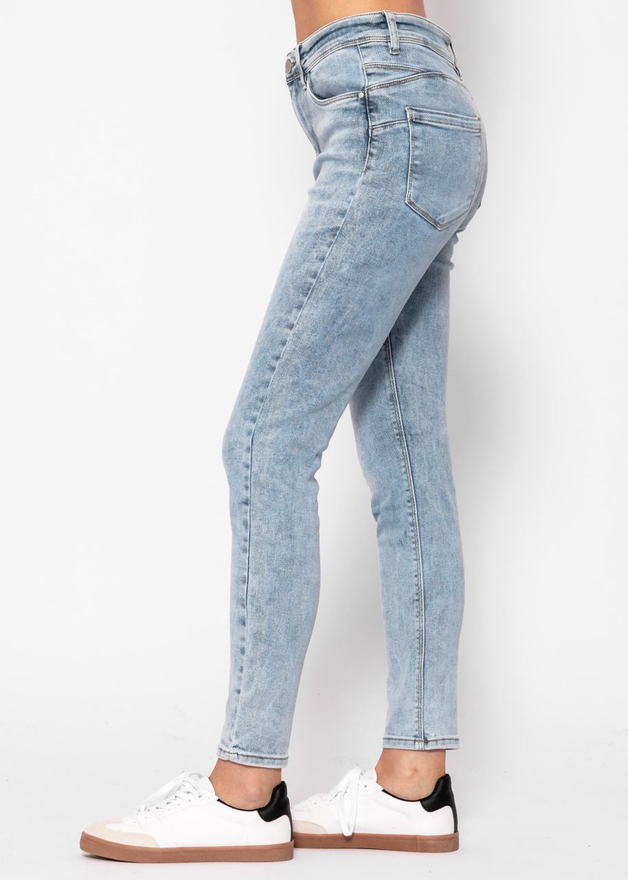 Push Up Jeans - hellblau