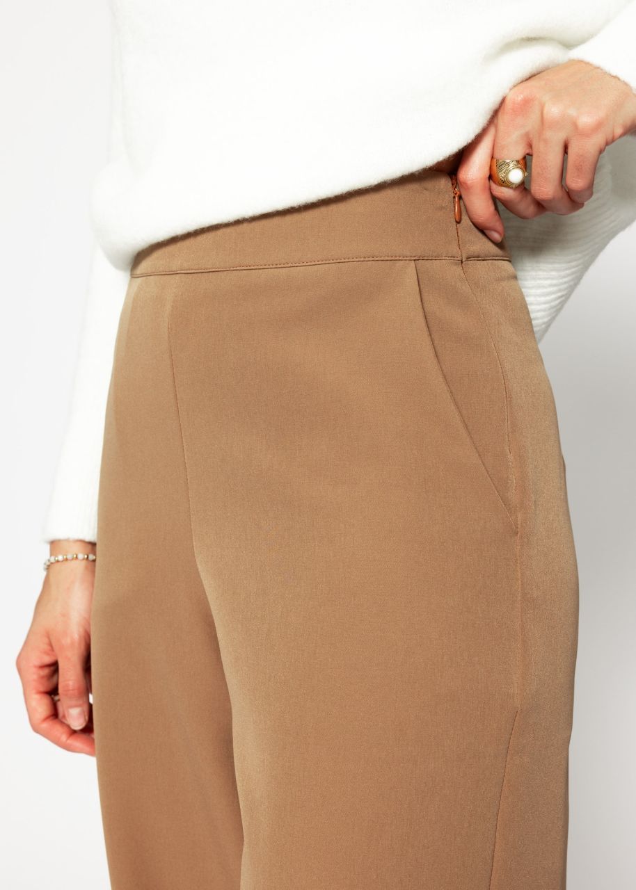 Stoffhose Highwaist - mocha