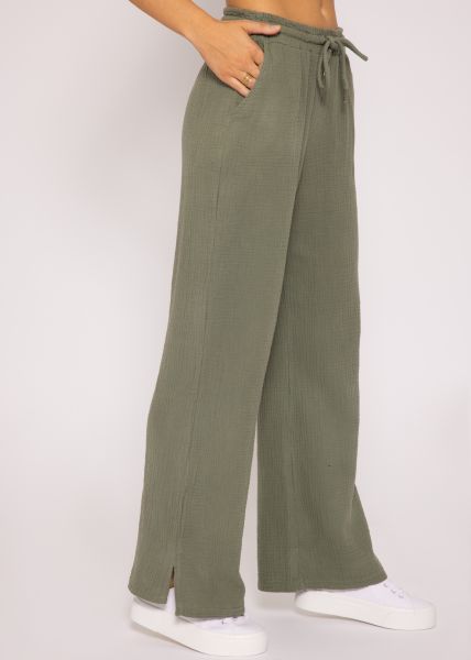 Musselin Pants, khaki