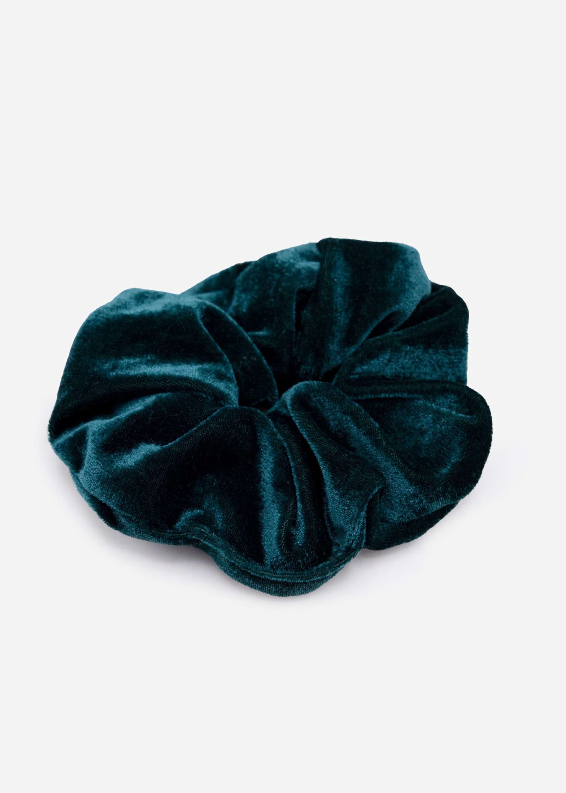 Scrunchie aus Velvet, petrol