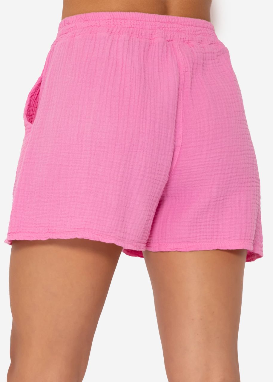 Musselin Shorts, pink