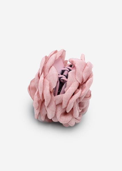 Blumen Haarklammer - rosa